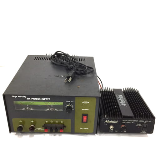 Swallow SP-2200 DCパワーサプライ Maldol MDC-10A DC-DCコンバーター 等 まとめセット